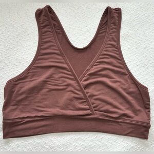 Kindred Braverly French Terry Racerback Pull Aside Nursing Bra / Sleep Bra XL